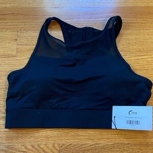 ZYIA Black all-star Sports Bra new w tags! High support!!